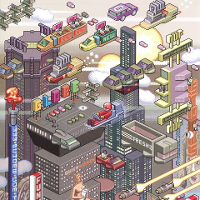 Pixelscape icon